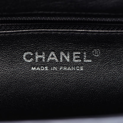 Chanel Satin Quilted Timeless Clutch Black 6 of 9