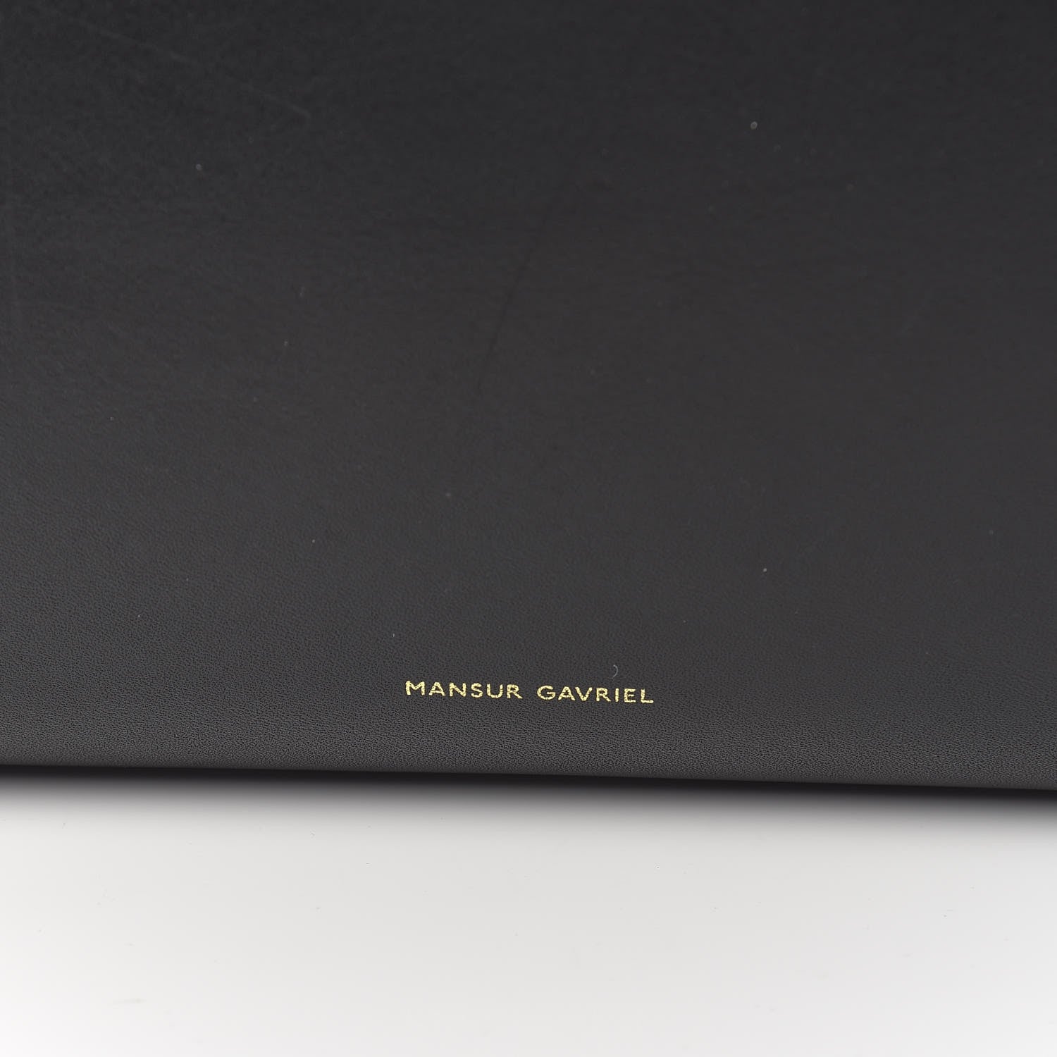 Mansur Gavriel Calfskin Large Shopping Tote Black Flamma 14 of 15