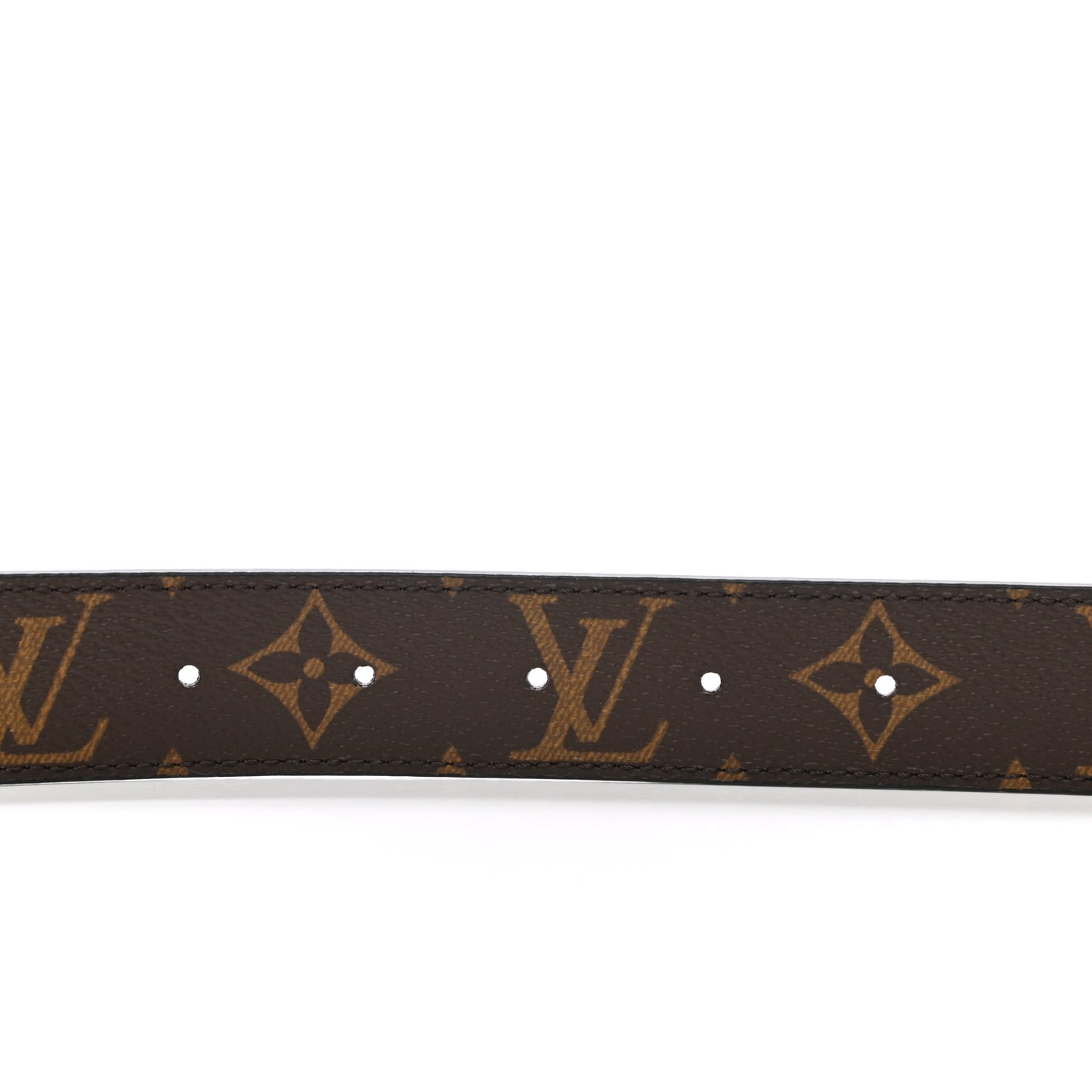Calfskin Monogram 30mm LV Initiales Reversible Belt 90 36 Black
