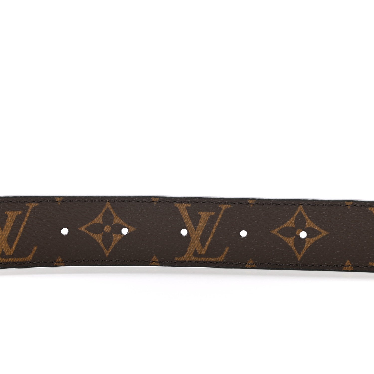 Louis Vuitton Calfskin Monogram 30mm LV Initiales Reversible Belt 90 36 Black 5 of 6