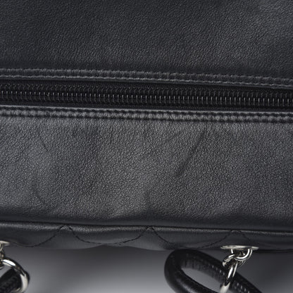 Chanel Calfskin Quilted Small Cambon Multipocket Reporter Black White 13 of 13