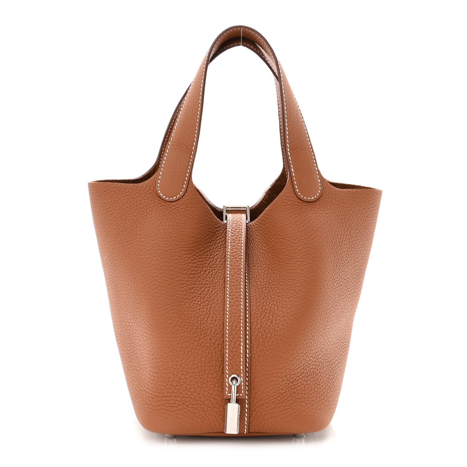 Hermes Taurillon Clemence Picotin Lock 18 PM Gold 1 of 10