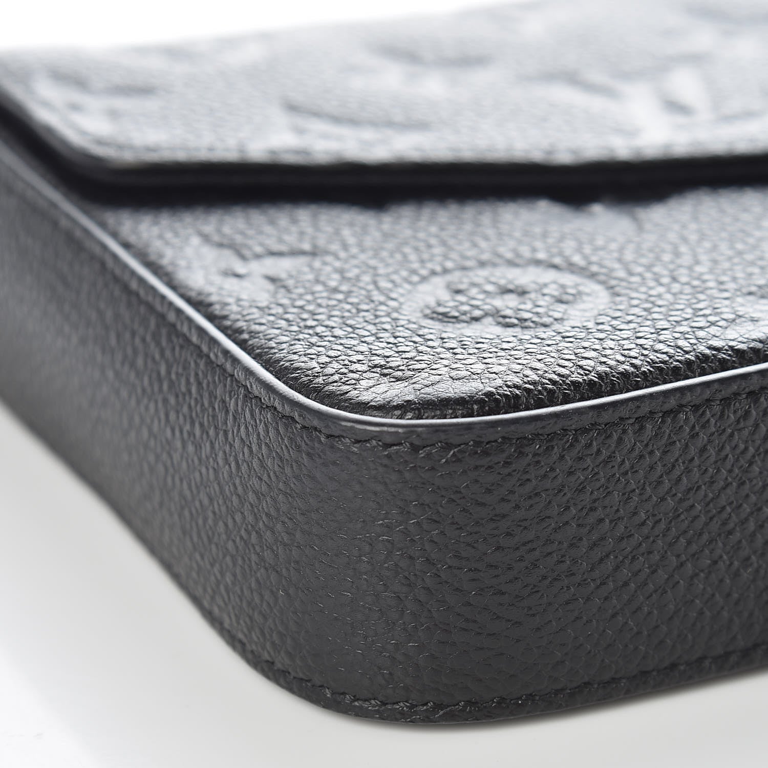 Louis Vuitton Empreinte Pochette Felicie Chain Wallet Black 8 of 9