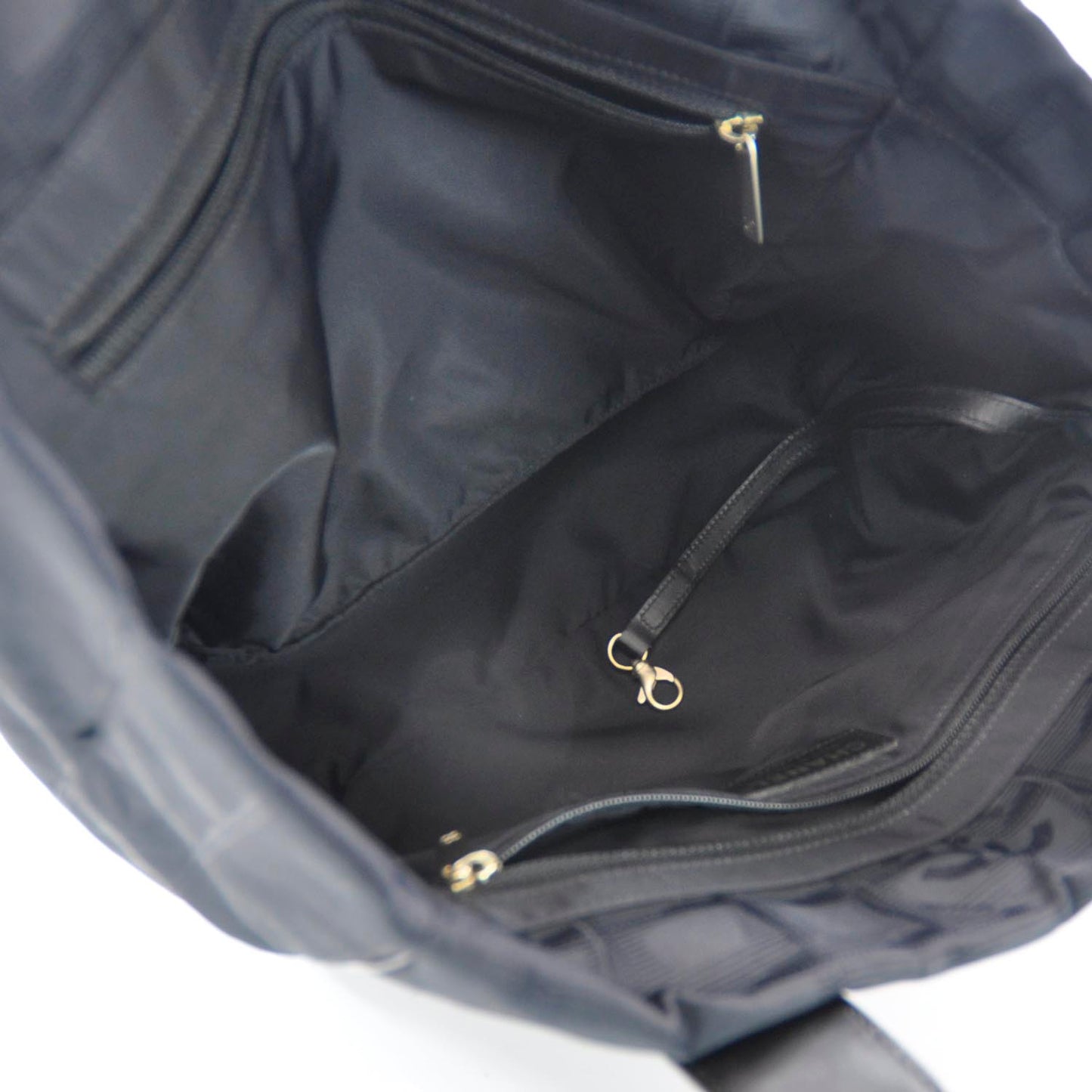 Nylon Travel Tote Black