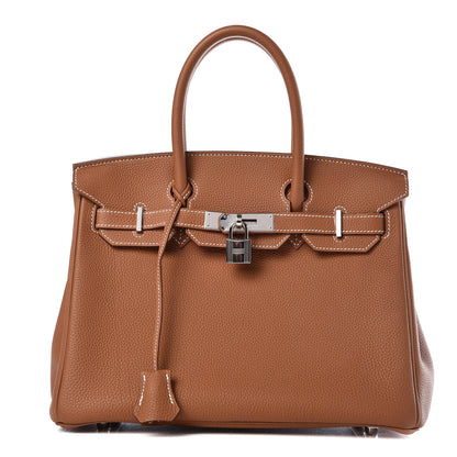 Hermes Togo Birkin 30 Gold 1 of 36