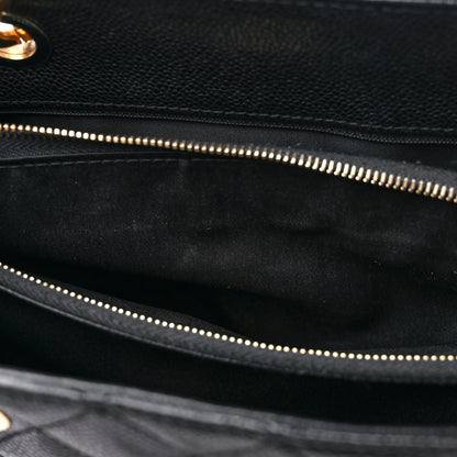 Chanel Caviar Quilted Grand Shopping Tote GST Black 14 of 16