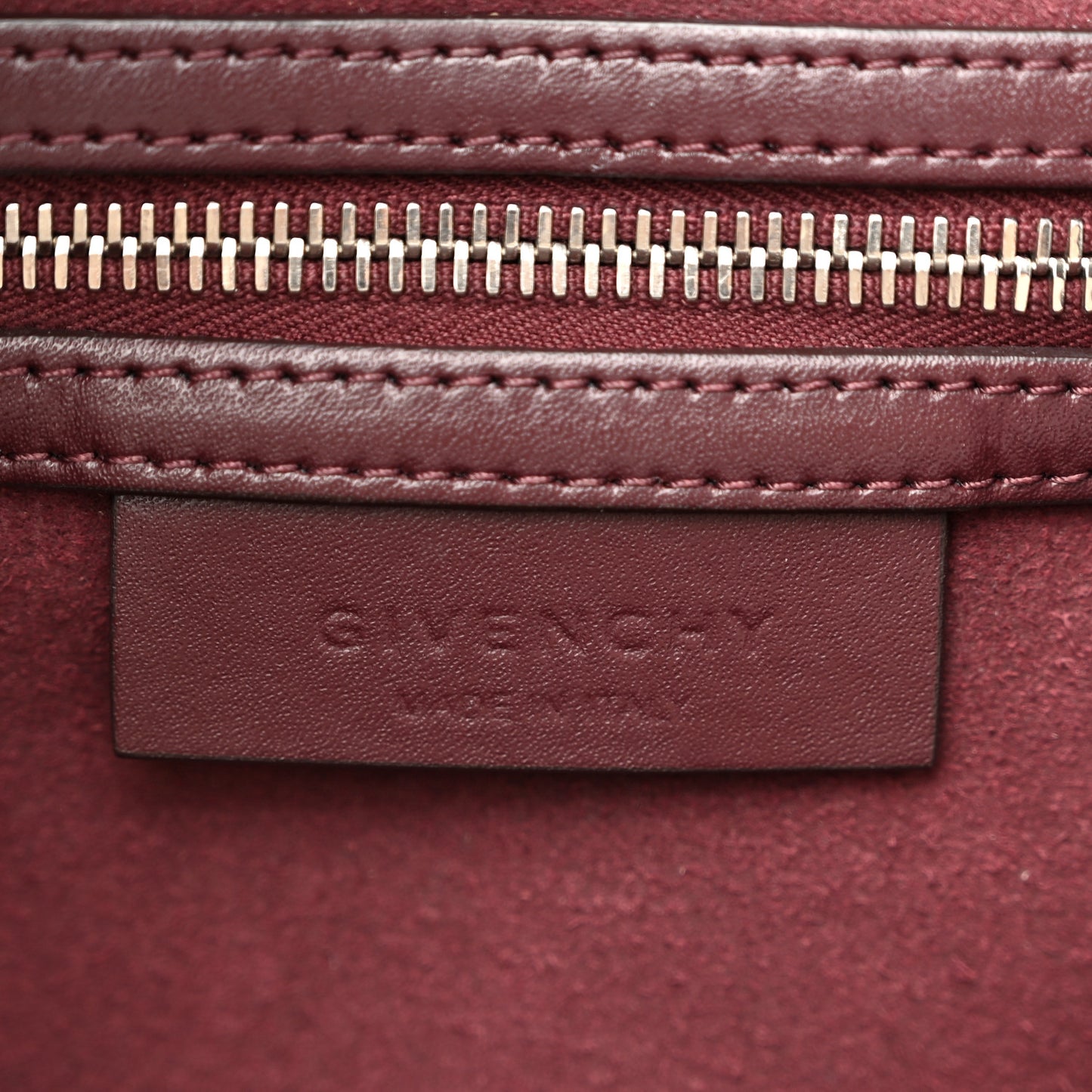 Calfskin Medium Whipstitch Antigona Tote Oxblood