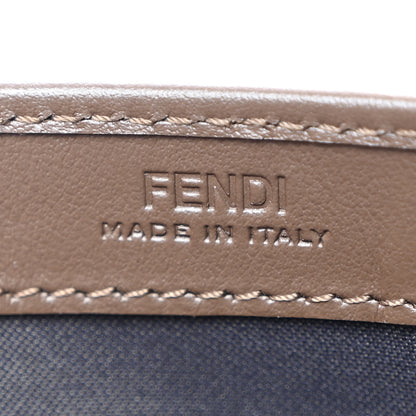 Fendi Vitello Soft F is Fendi Bi-Color FF 1974 Embossed Continental Envelope Wallet Maya Black 6 of 10