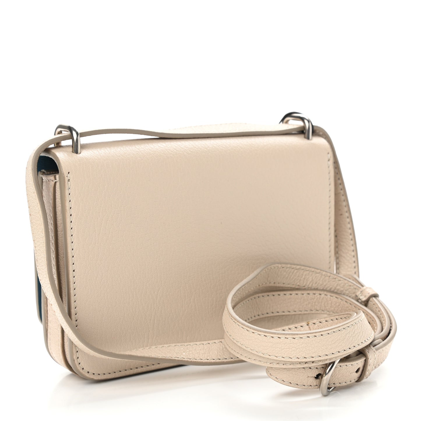 Goatskin Small D-Ring Bag Stone
