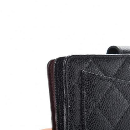 Chanel Caviar Quilted CC French Wallet Black 11 of 14