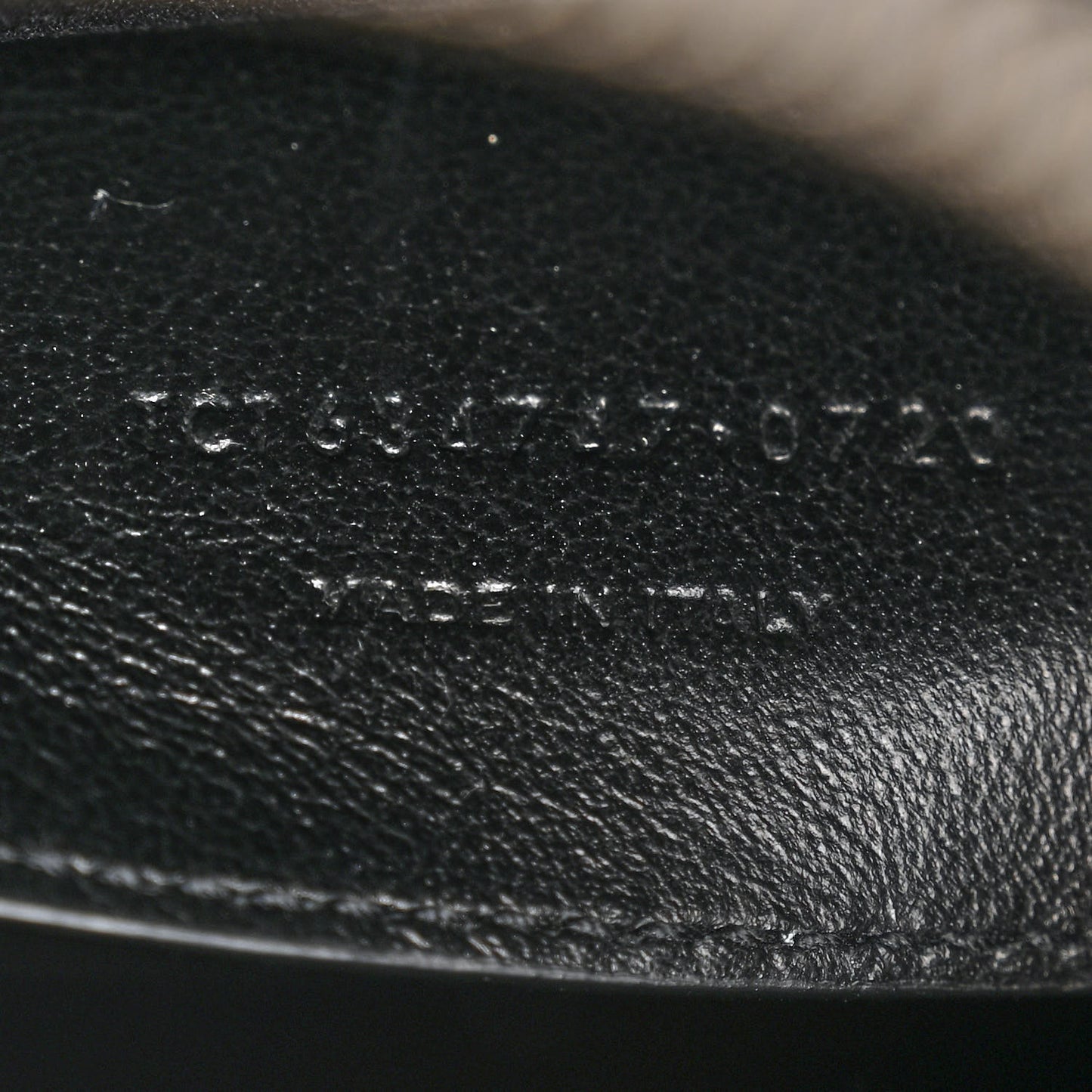 Croc Calfskin Embossed Medium Uptown Tote Black