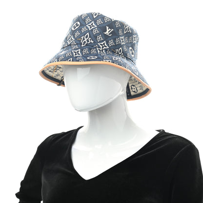 Louis Vuitton Jacquard Since 1854 Bucket Hat S Blue 2 of 8