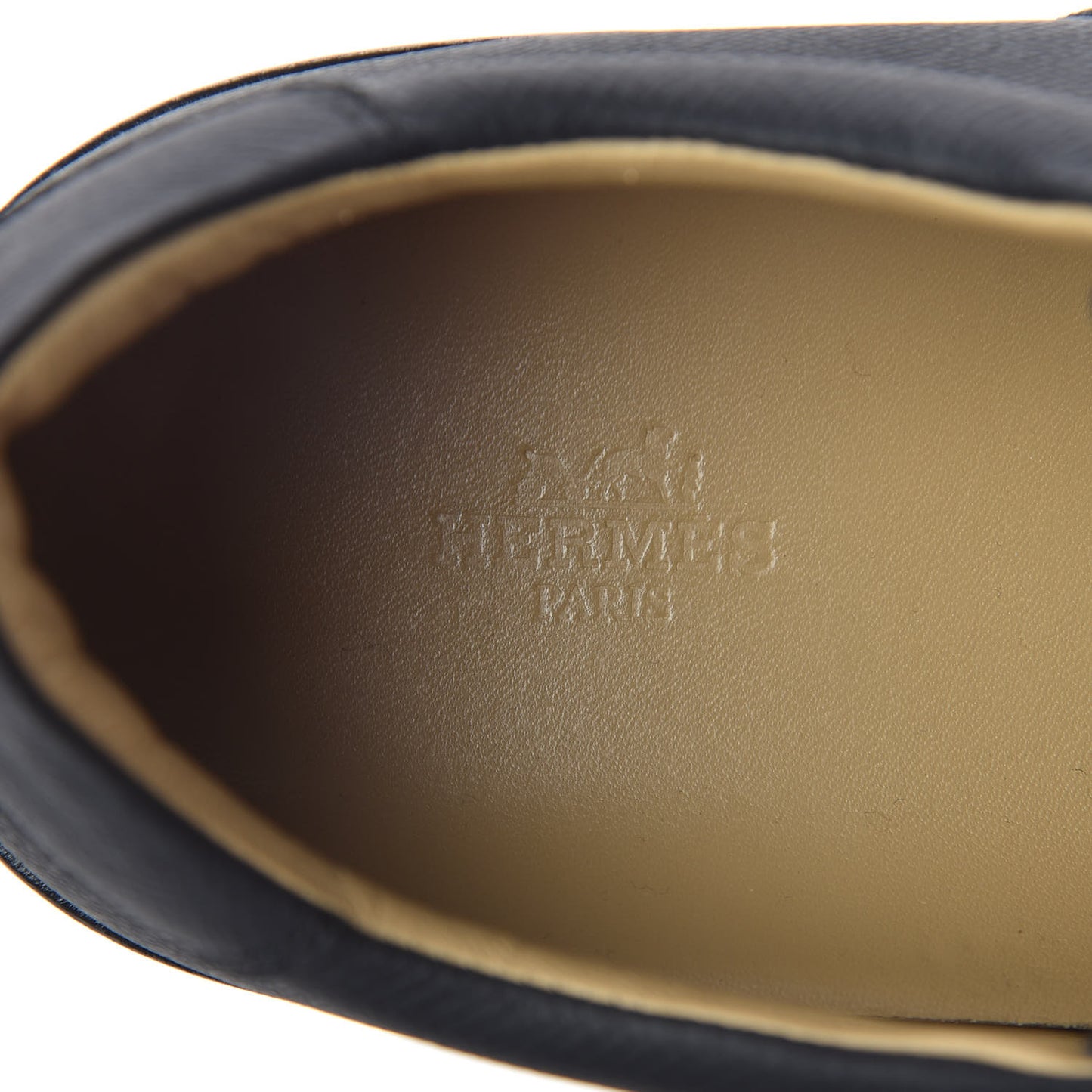 Matte Epsom Calfskin Mens Olympic Sneakers 43 Black
