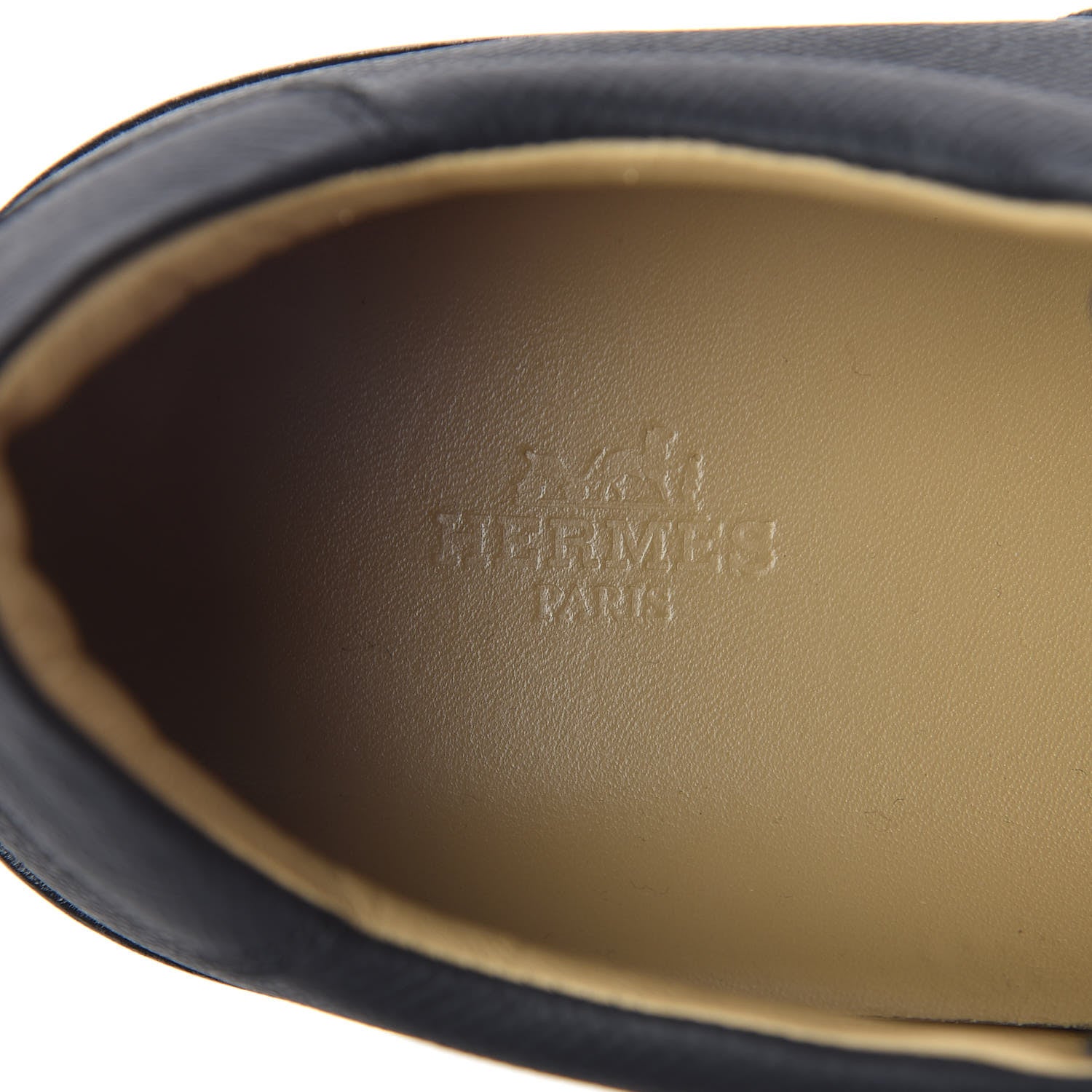 Hermes Matte Epsom Calfskin Mens Olympic Sneakers 43 Black 5 of 9