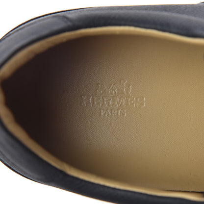 Hermes Matte Epsom Calfskin Mens Olympic Sneakers 43 Black 5 of 9