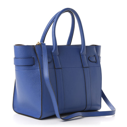 Mulberry Small Classic Grain Small Bayswater Zip Tote Porcelain Blue 3 of 9