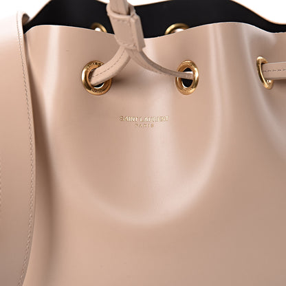 Saint Laurent Calfskin Medium Emmanuelle Bucket Bag Nude Powder 9 of 9