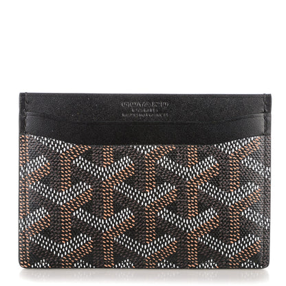 Goyard Goyardine Saint Sulpice Card Holder Black 1 of 7