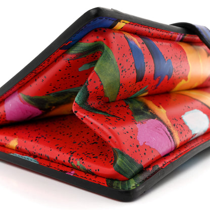 Louis Vuitton Calfskin Splash Print Trapeze Black White Red 8 of 12