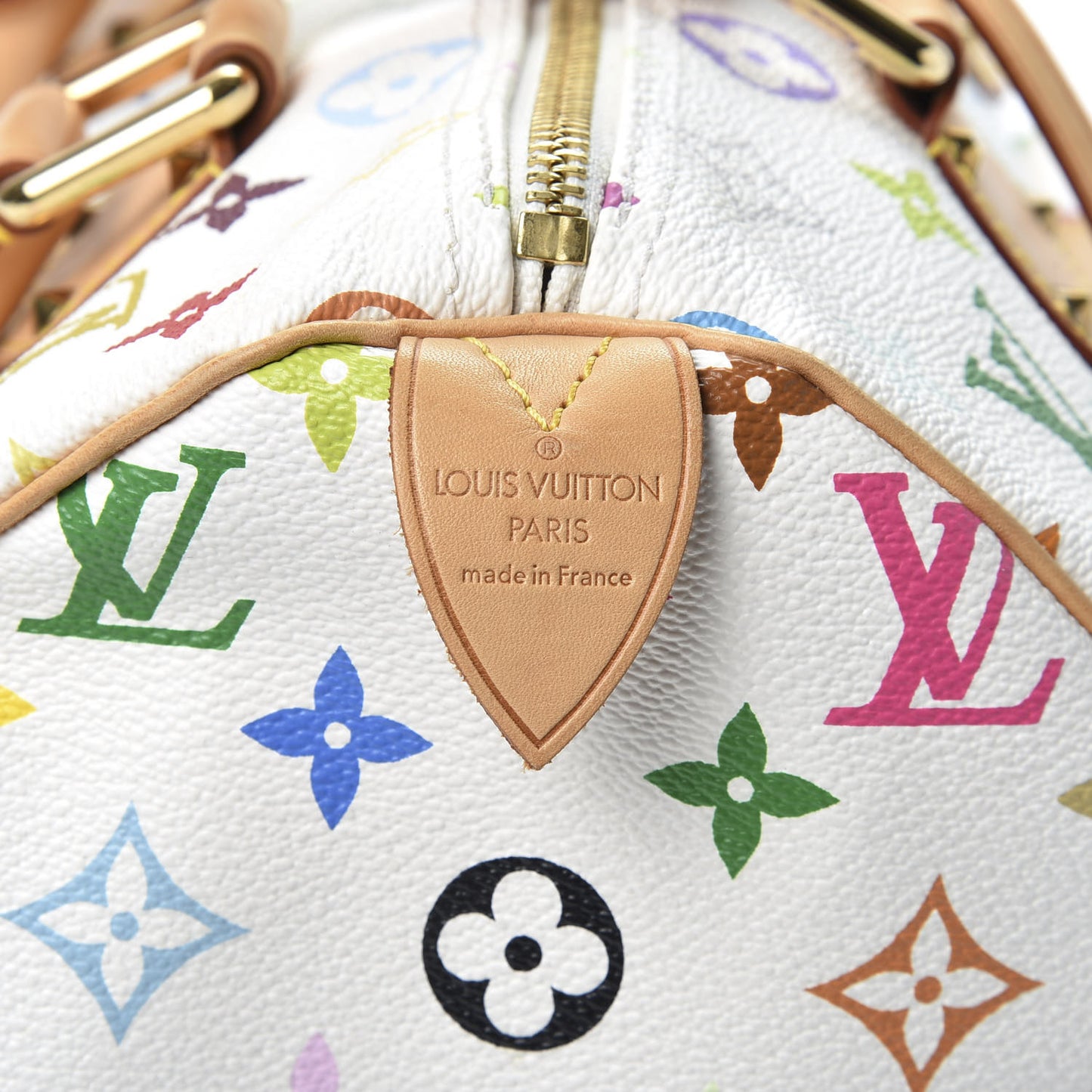 Monogram Multicolor Speedy 30 White