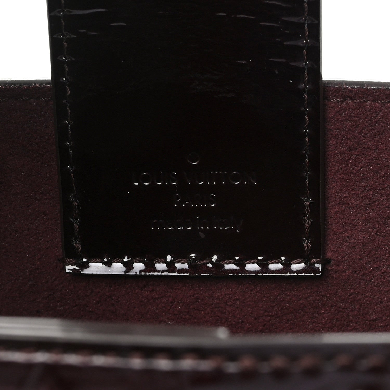 Louis Vuitton Vernis Long Beach MM  Amarante 6 of 10