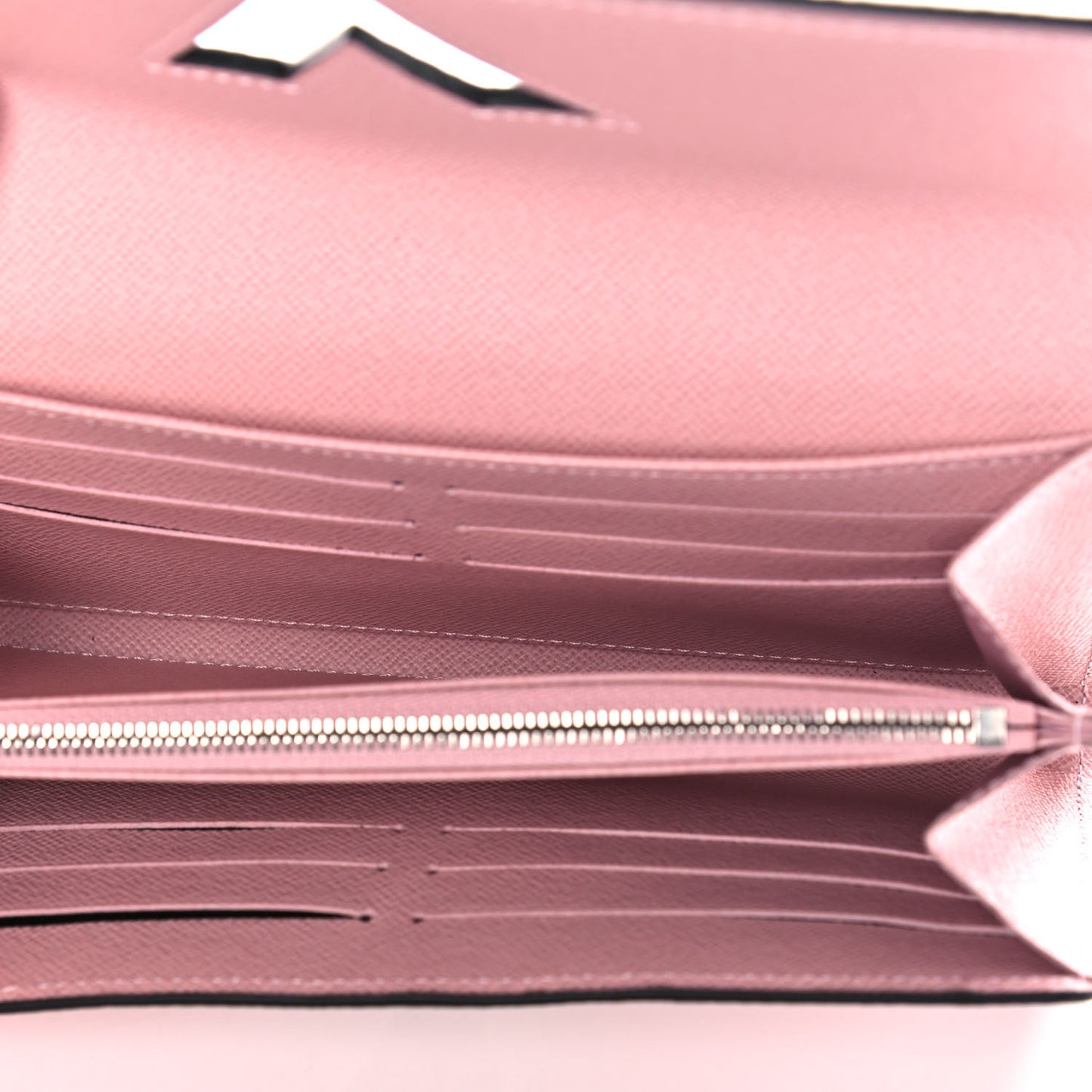 Epi Twist Wallet Rose Ballerine