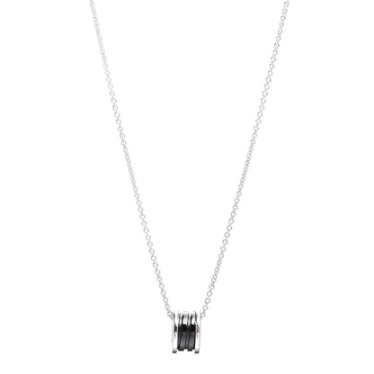 Bulgari Sterling Silver Ceramic Save The Children Pendant Necklace 1 of 3
