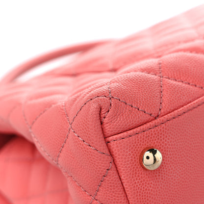 Chanel Caviar Quilted Small Coco Handle Flap Pink 10 of 12