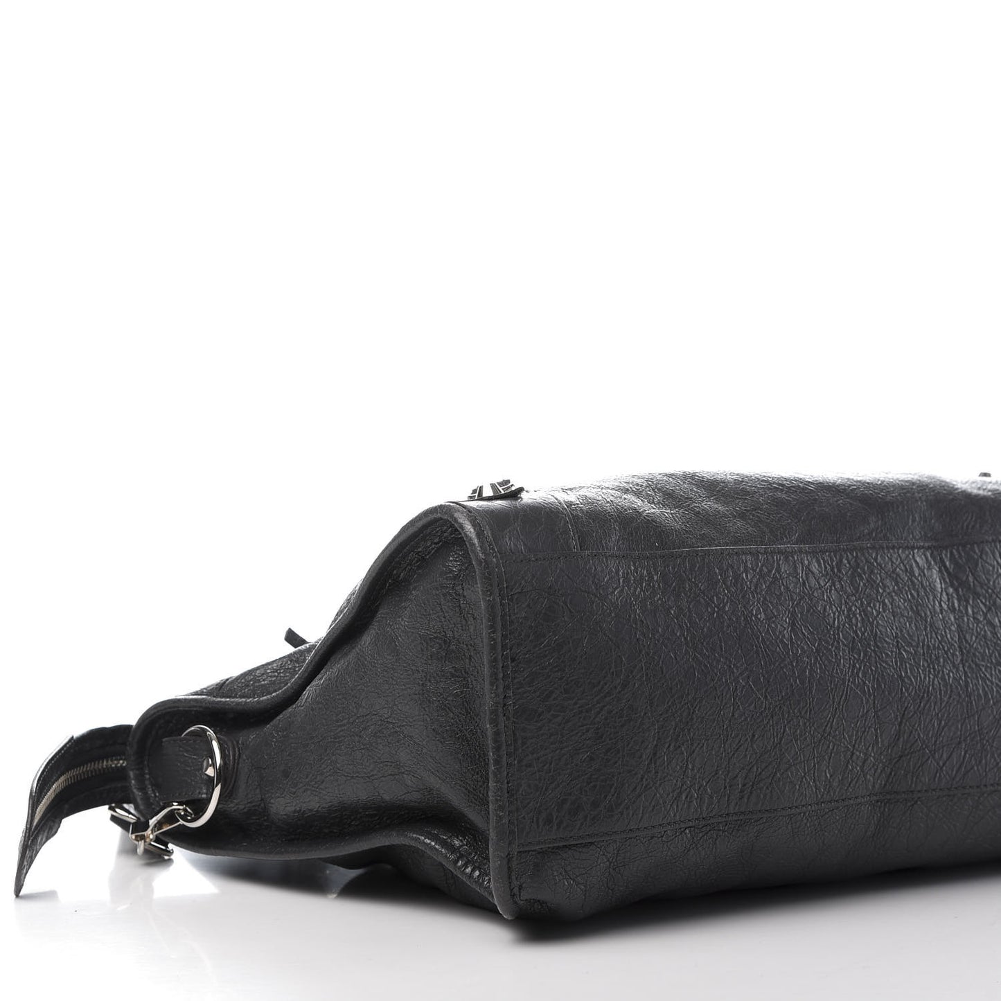 Agneau Classic Silver Hardware City Gris Fossile