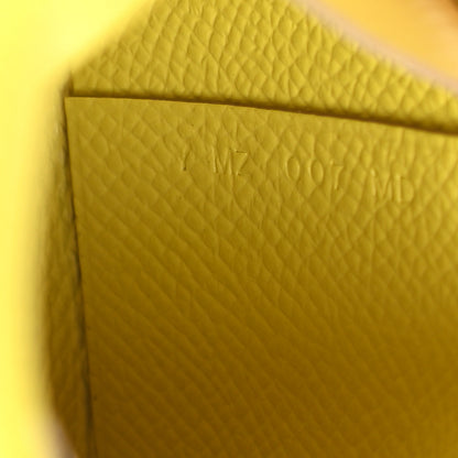 Hermes Epsom Bastia Coin Purse Lime 6 of 7