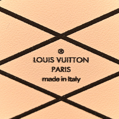 Louis Vuitton Calfskin Lace Flower Inlay Petite Malle Navy Black 6 of 14