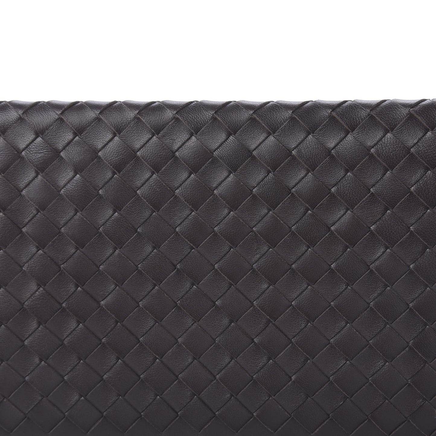Nappa Intrecciato Flap Wallet Black