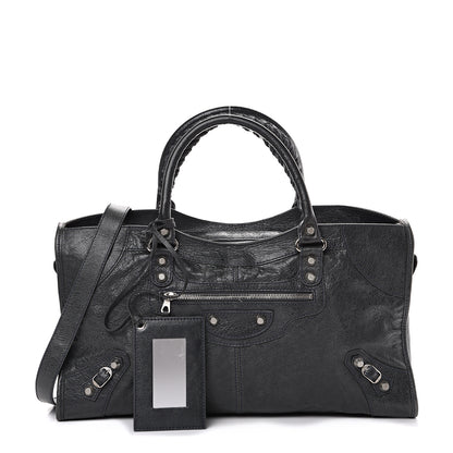 Balenciaga Agneau Giant 12 Silver Hardware Part Time Anthracite 1 of 12