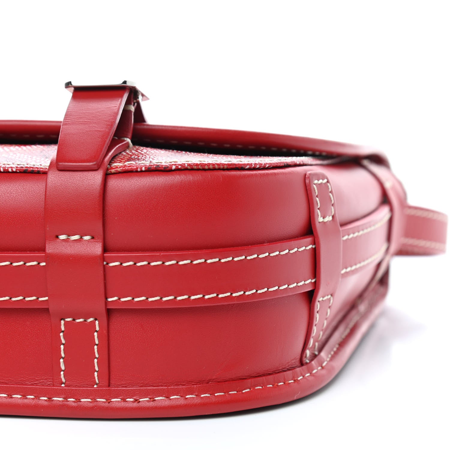 Goyard Goyardine Belvedere PM Messenger Bag Red 6 of 7
