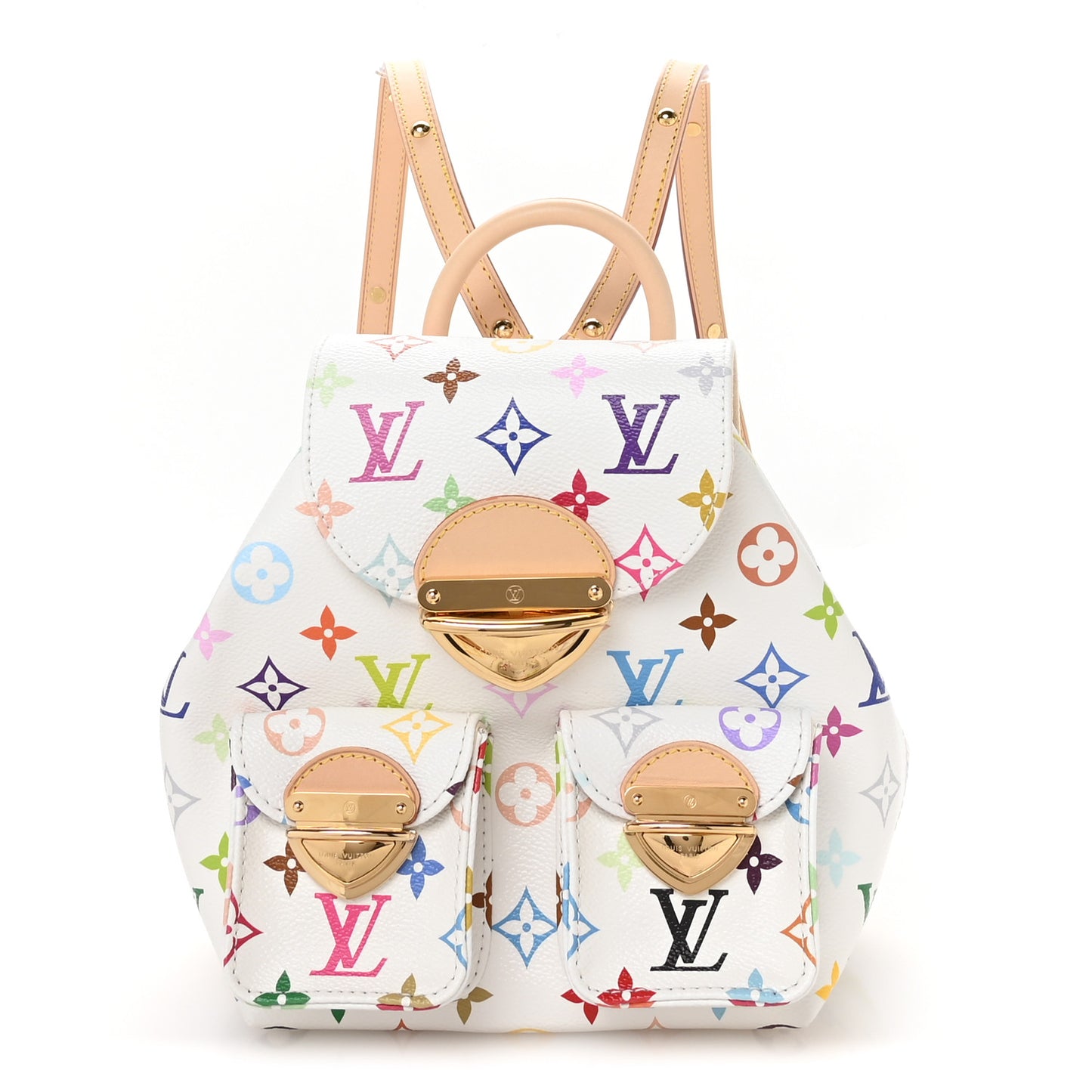 LV X TM Monogram Multicolor Venice Backpack White