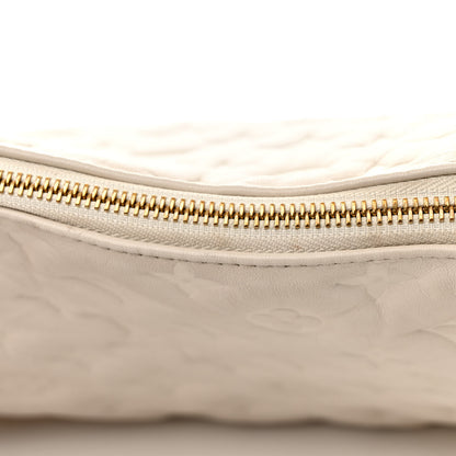 Louis Vuitton Lambskin Embossed Monogram Coussin PM Beige Cream 15 of 18