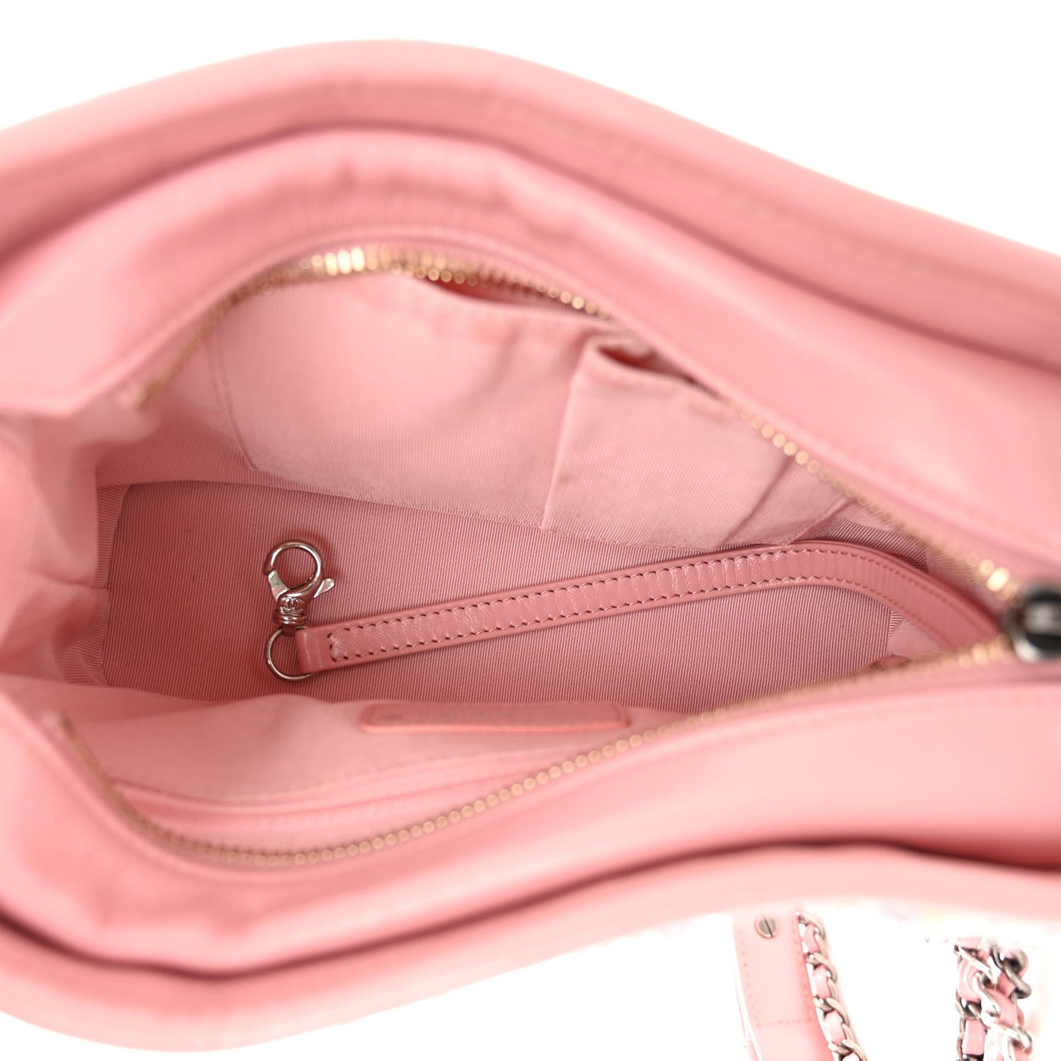 Chanel Tweed Calfskin Small Gabrielle Hobo Light Pink 5 of 10
