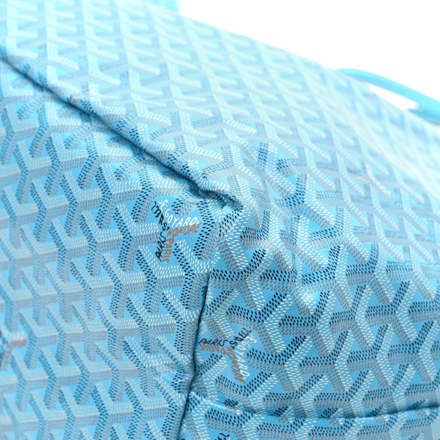 Goyard Goyardine Saint Louis GM Balise Beach Towel Set Turquoise 13 of 14