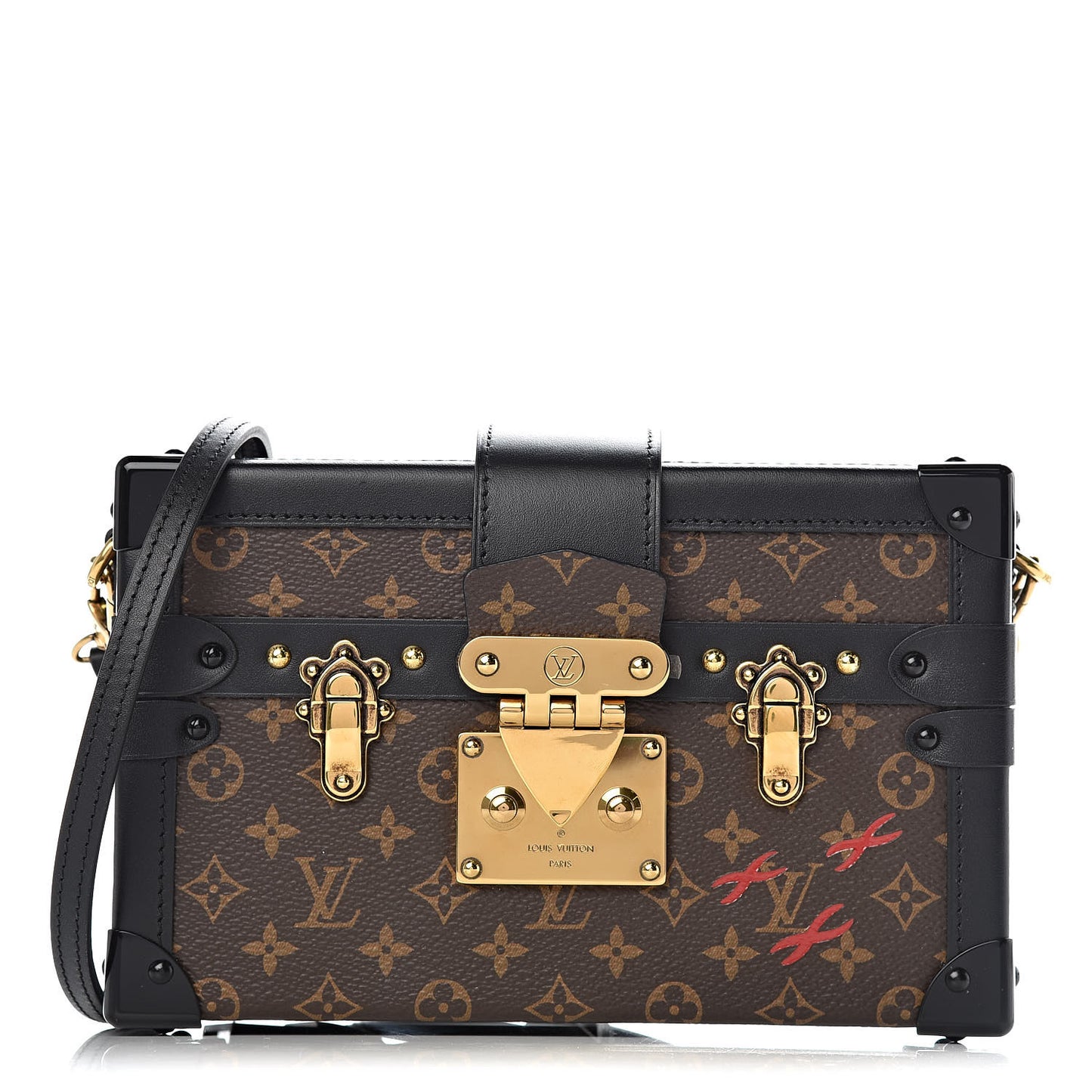 Monogram Petite Malle Black