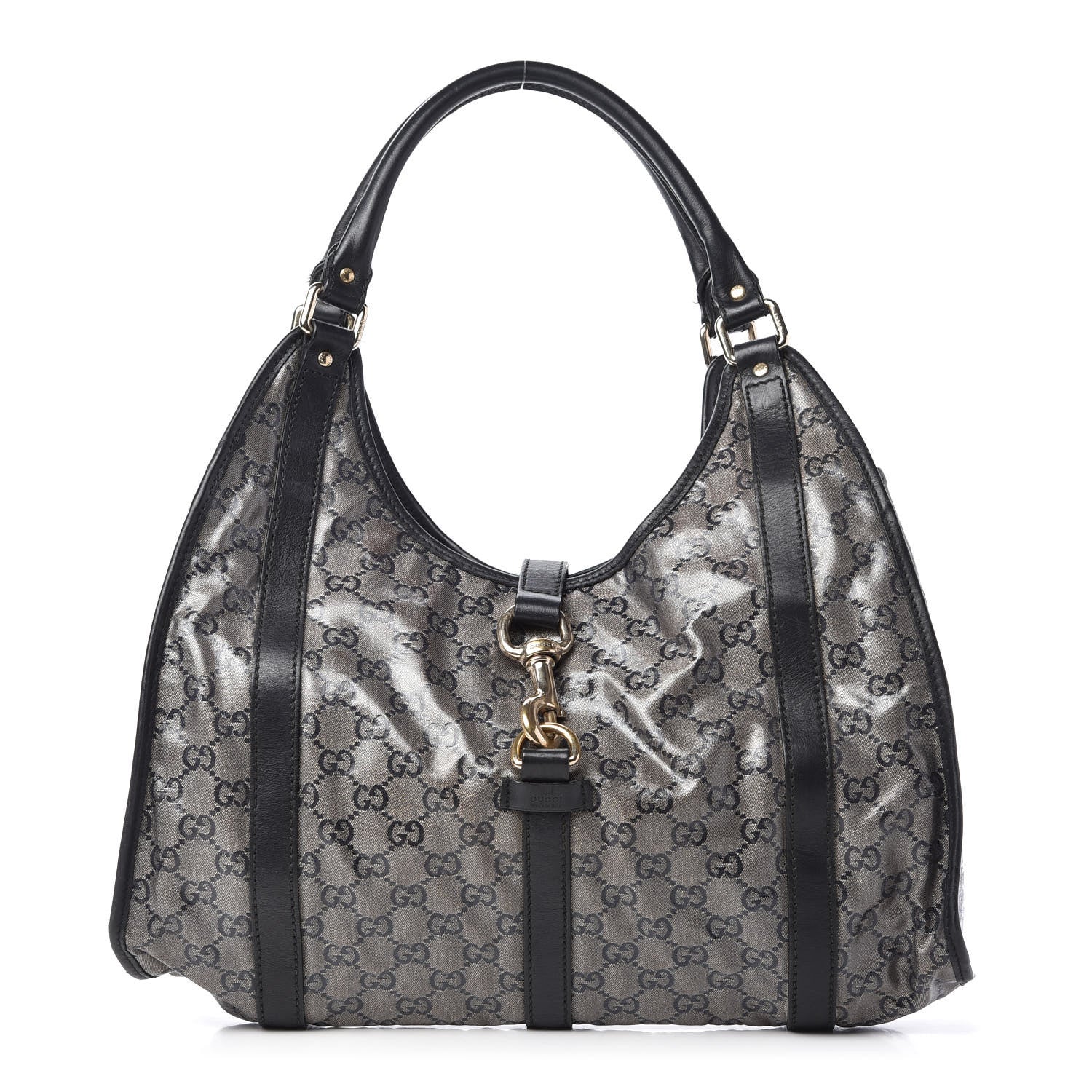 Gucci Crystal Monogram Medium Joy Shoulder Bag Black 1 of 16