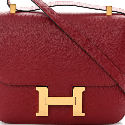 Hermes Epsom Constance 24 Rouge Grenat 5 of 17