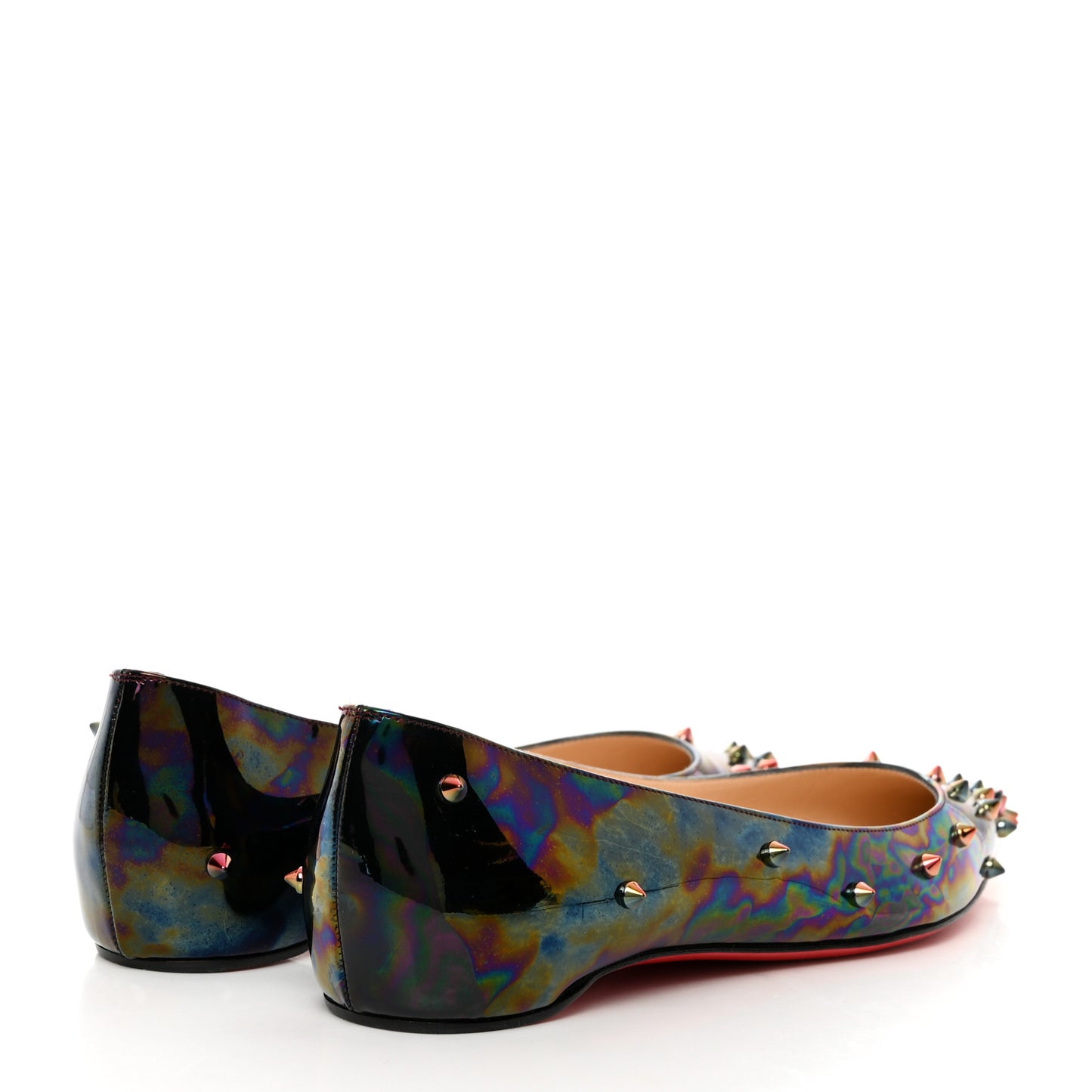 Patent Degraspike Flats 38.5 Iridescent Black
