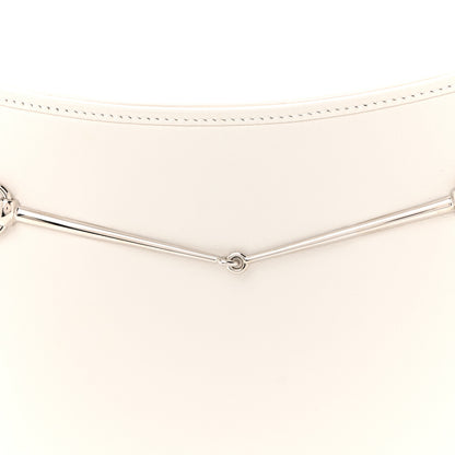 Gucci Calfskin Horsebit Slim Shoulder Bag White 6 of 8