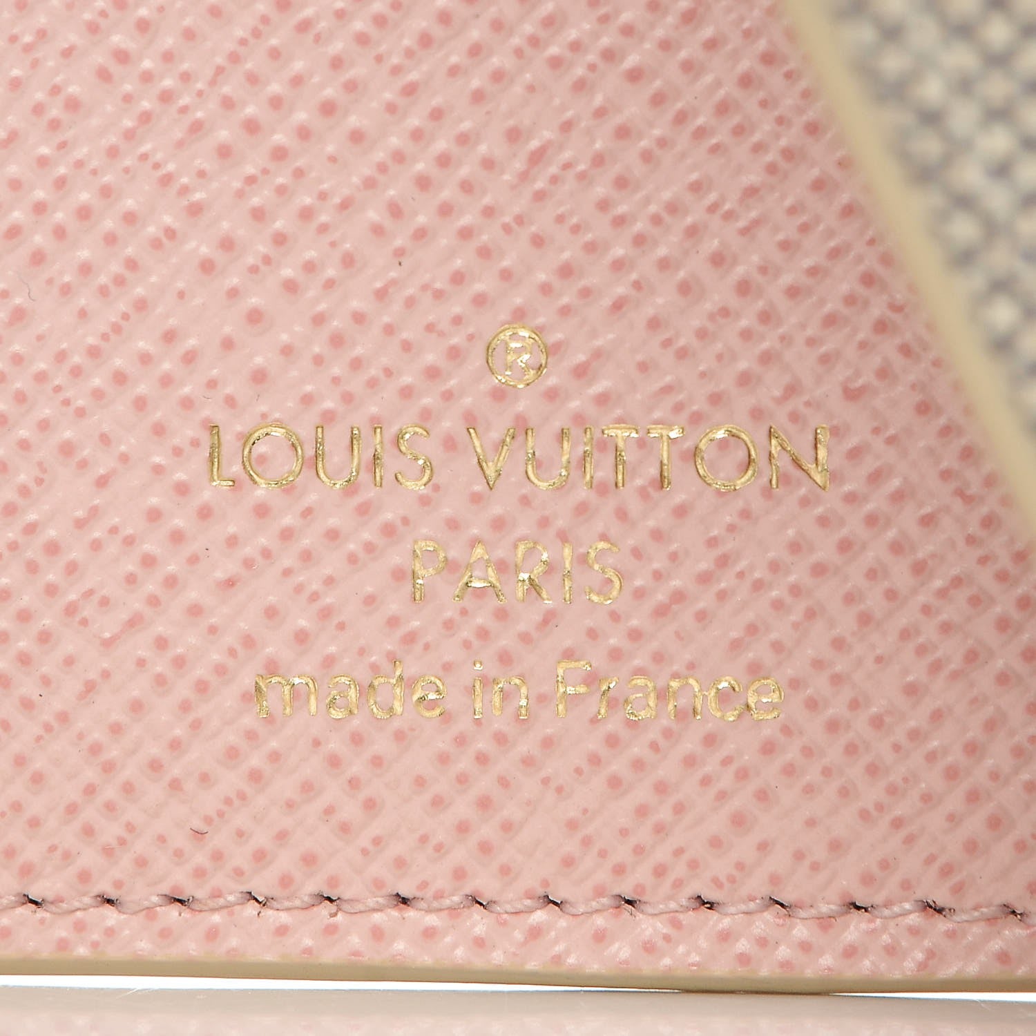 Louis Vuitton Damier Azur Victorine Wallet Rose Ballerine 6 of 7