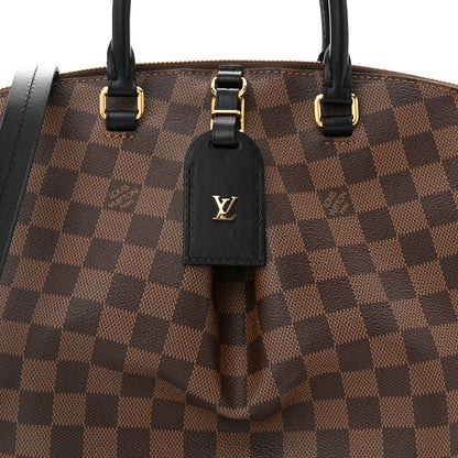 Louis Vuitton Damier Ebene Odeon Tote MM Black 7 of 11