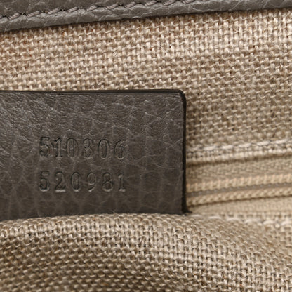 Gucci Dollar Calfskin Interlocking G Top Handle Shoulder Bag Loess 7 of 10