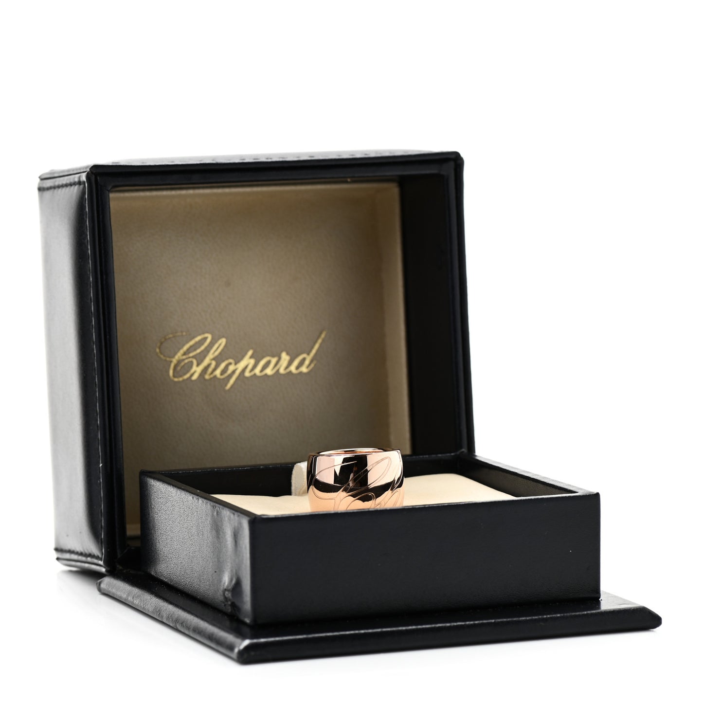 18K Rose Gold Chopardissimo Revolving Ring 50 5.25