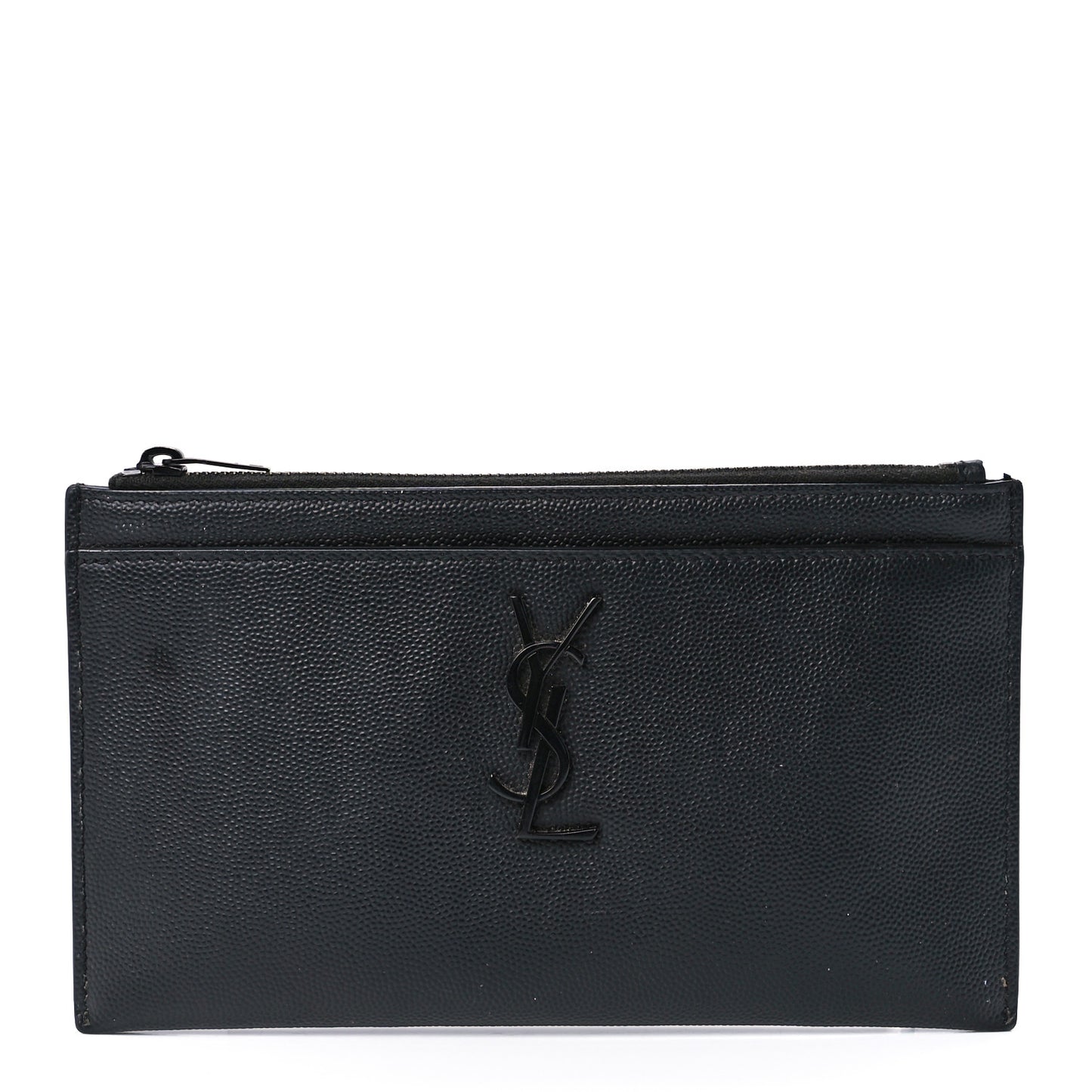 Grain De Poudre Monogram Bill Pouch Black