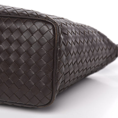Bottega Veneta Nappa Intrecciato Small Shoulder Bag Ebano 12 of 14
