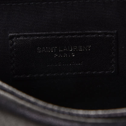 Saint Laurent Lambskin Monogram Lou Belt Bag Black 5 of 11